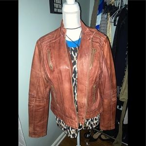 Black Rivet Genuine leather jacket